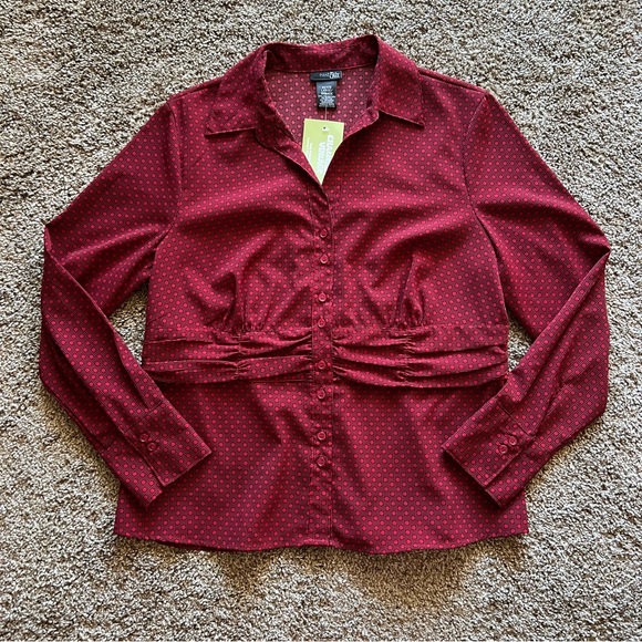 East 5th Retro Button Up Blouse - Picture 1 of 5